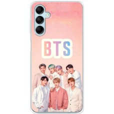 Чохол для Samsung Galaxy M14 (M146) MixCase BTS на рожевому
