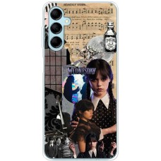 Чохол для Samsung Galaxy M14 (M146) Mixcase Венздей колаж віолонче
