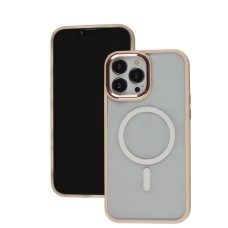 Чохол для iPhone 13 Pro Max Wave Magnetic pink sand