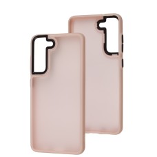 Чохол для Samsung Galaxy S21 FE (G990) Lyon Frosted pink