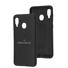 Чохол для Samsung Galaxy A20/A30 Full Nano I'm Ukrainian black