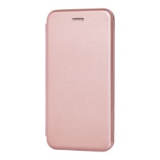 Чохол книжка Premium для Samsung Galaxy A20/A30 рожево-золотистий