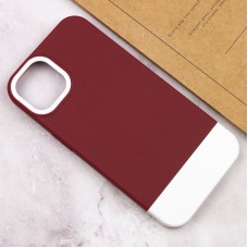 Чохол для iPhone 11 Bichromatic wine/white