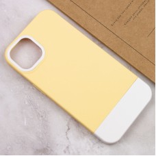 Чохол для iPhone 12 / 12 Pro Bichromatic creamy-yellow / white