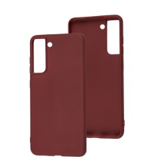Чохол для Samsung Galaxy S21 FE (G990) Candy бордовий