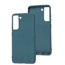 Чохол для Samsung Galaxy S21 FE (G990) Candy синій / powder blue