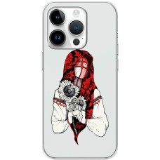 Чохол для iPhone 15 Pro MixCase патріотичні сумна українка