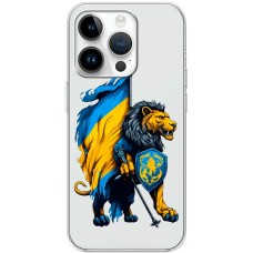 Чохол для iPhone 15 Pro MixCase патріотичні Український лев