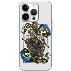 Чохол для iPhone 15 Pro MixCase патріотичні військовий