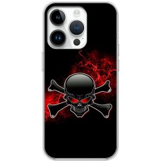 Чохол для iPhone 15 Pro MixCase патріотичні череп та кістки