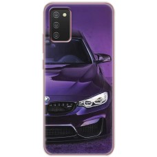 Чохол для Samsung Galaxy A02s (A025) MixCase авто бмв фіолетовий