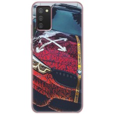 Чохол для Samsung Galaxy A02s (A025) MixCase авто бмв з малюнком долара