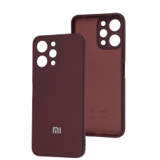 Чохол для Xiaomi Redmi 12 Full camera бордовий / marsala
