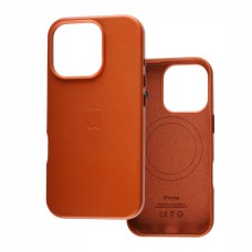 Чохол для iPhone 15 Pro Max Leather with MagSafe golden brown