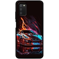 Чохол для Samsung Galaxy A03s (A037) MixCase машини неон mix car