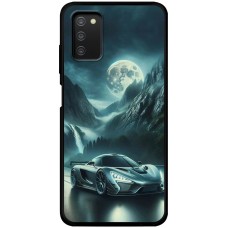 Чохол для Samsung Galaxy A03s (A037) MixCase машини неон місяць