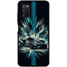 Чохол для Samsung Galaxy A03s (A037) MixCase машини неон вибуховий