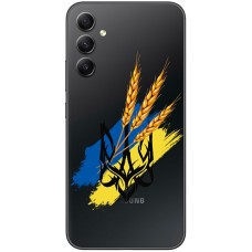 Чохол для Samsung Galaxy A34 (A346) MixCase патріотичні герб із колосками