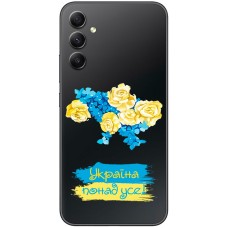 Чохол для Samsung Galaxy A34 (A346) MixCase патріотичні понад усе