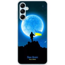 Чохол для Samsung Galaxy A34 (A346) MixCase патріотичні воїни на тлі місяця