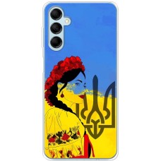 Чохол для Samsung Galaxy A34 (A346) MixCase патріотичні українка у вишиванці