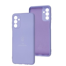 Чохол для Samsung Galaxy A04S / A13 5G Full Premium Тризуб бузковий / dasheen