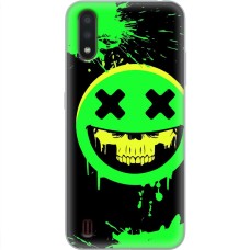 Чохол для Samsung Galaxy A01 (A015) MixCase тварини green smiley