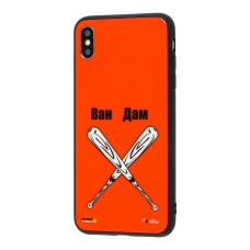 Чохол для iPhone Xs Max Puzzo glass ван дам