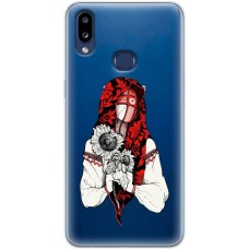 Чохол для Samsung Galaxy A10s (A107) MixCase патріотичні сумна українка