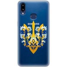 Чохол для Samsung Galaxy A10s (A107) MixCase патріотичні тризуб в квітах