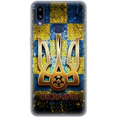 Чохол для Samsung Galaxy A10s (A107) MixCase патріотичні позолочений тризуб