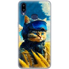 Чохол для Samsung Galaxy A10s (A107) MixCase патріотичні  котик