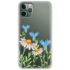 Чохол для iPhone 11 Pro Max Mixcase квіти волошки та ромашки