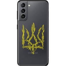 Чохол для Samsung Galaxy S21 (G991) MixCase патріотичні герб з колосків