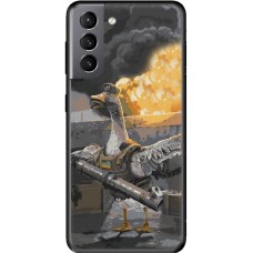 Чохол для Samsung Galaxy S21 (G991) MixCase патріотичні гусак з РПГ