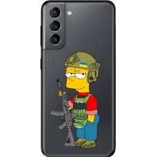 Чохол для Samsung Galaxy S21 (G991) MixCase патріотичні Барт за Україну