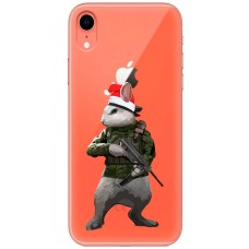 Чохол для iPhone Xr MixCase Новий рік кролик захисник