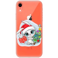 Чохол для iPhone Xr MixCase Новий рік кролик 2023