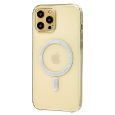 Чохол для iPhone 12 Pro Max MagSafe Silicone Size прозорий