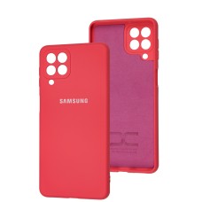 Чохол для Samsung Galaxy M53 (M536) Full camera рожевий / barbie pink