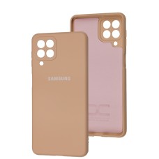 Чохол для Samsung Galaxy M53 (M536) Full camera пудра