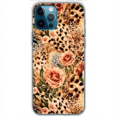 Чохол для iPhone 14 Pro MixCase Леопард троянди