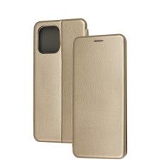 Чохол книжка Premium для Xiaomi Redmi 12 золотистий
