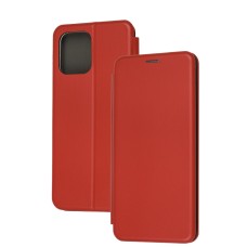 Чохол книжка Premium для Xiaomi Redmi 12 червоний