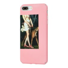 Чохол для iPhone 7 Plus / 8 Plus дівчина з собакою