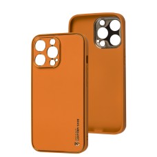 Чохол для iPhone 13 Pro Leather Xshield apricot