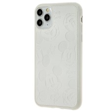 Чохол для iPhone 11 Pro Mickey Mouse leather білий