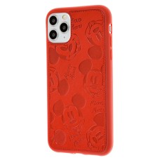 Чохол для iPhone 11 Pro Mickey Mouse leather червоний