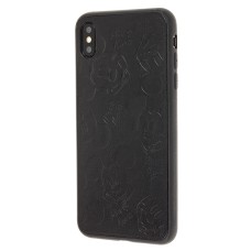 Чохол для iPhone Xs Max Mickey Mouse leather чорний