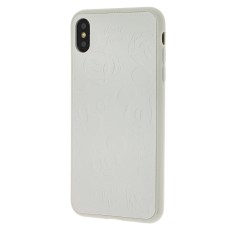 Чохол для iPhone Xs Max Mickey Mouse leather білий